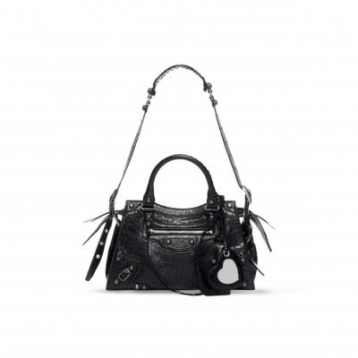 BALENCIAGA NEO CAGOLE CITY IN BLACK 736046210B01000 (33*21*13.5cm)